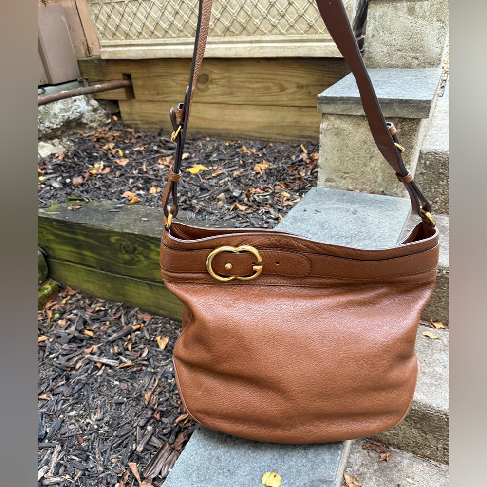 Stunning large Gucci Rider bag beautiful soft brown Leather beautiful condition - Picture 3 of 14